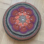 Afrikai virág - párna horgolásminta