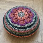 Afrikai virág - párna horgolásminta