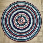 Anita Mandalája - horgolt szőnyegminta