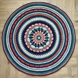 Anita Mandalája - horgolt szőnyegminta