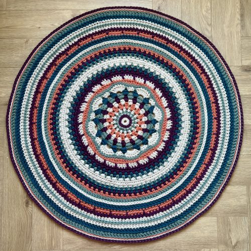 Anita Mandalája - horgolt szőnyegminta