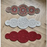 Horgolt asztali futó - mintaleírás