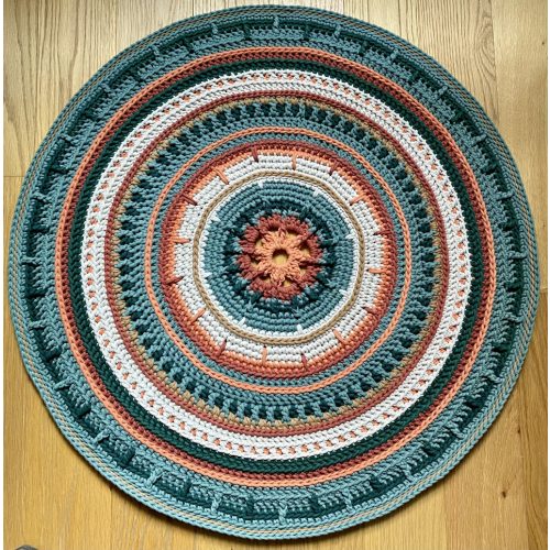 Autumn Forest - horgolt szőnyegminta