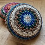 Kékcsillag - párna horgolásminta