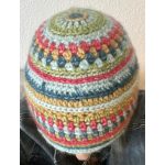 Horgolt mandala sapka - mintaleírás