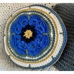 Pipacs-Búzavirág - párna horgolásminta